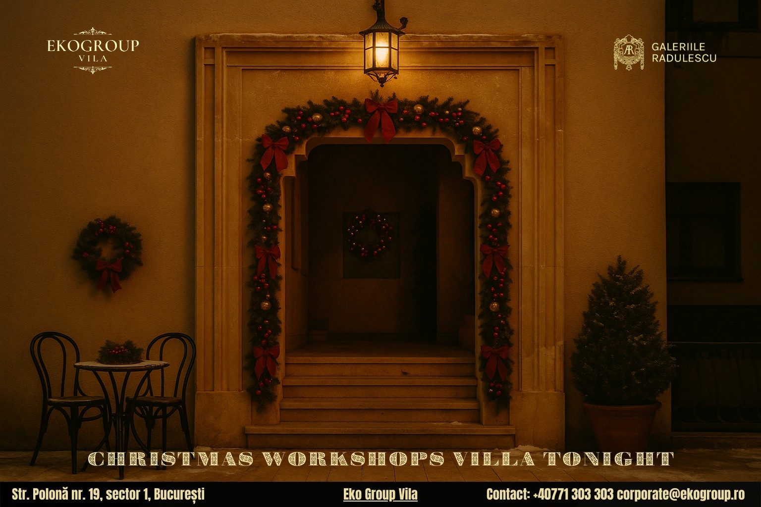 Activități de Crăciun în spiritul epocii interbelice: redescoperirea farmecului Crăciunului anilor ’30 la Eko Group Vila